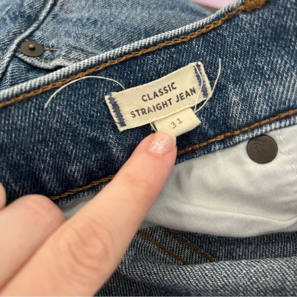 Madewell Classic Straight Jeans - Picture 8 of 10